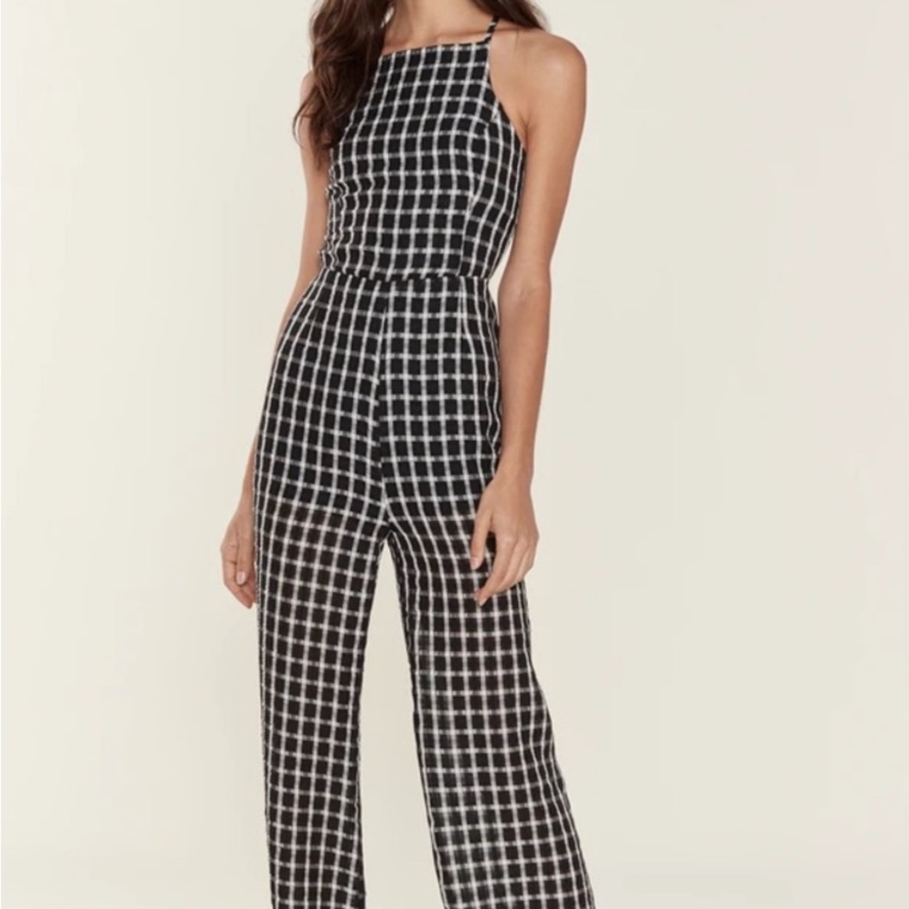Finders Keepers Picnic Gingham Playsuit Jumpsuit Size S / US 4 NWOT! - Picture 1 of 12